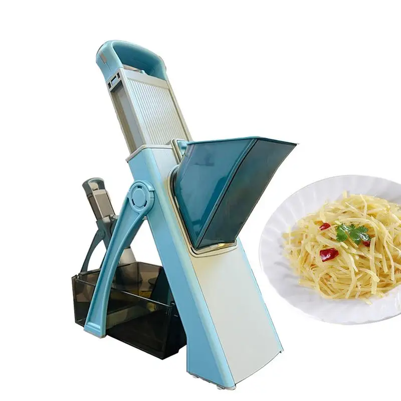 

Manual Vegetable Cutter Safe Mandoline Fruit Veggie Food Chopper Potato Shreds Lemon Slicer Onion Grater Kitchen Gadgets 5 in 1