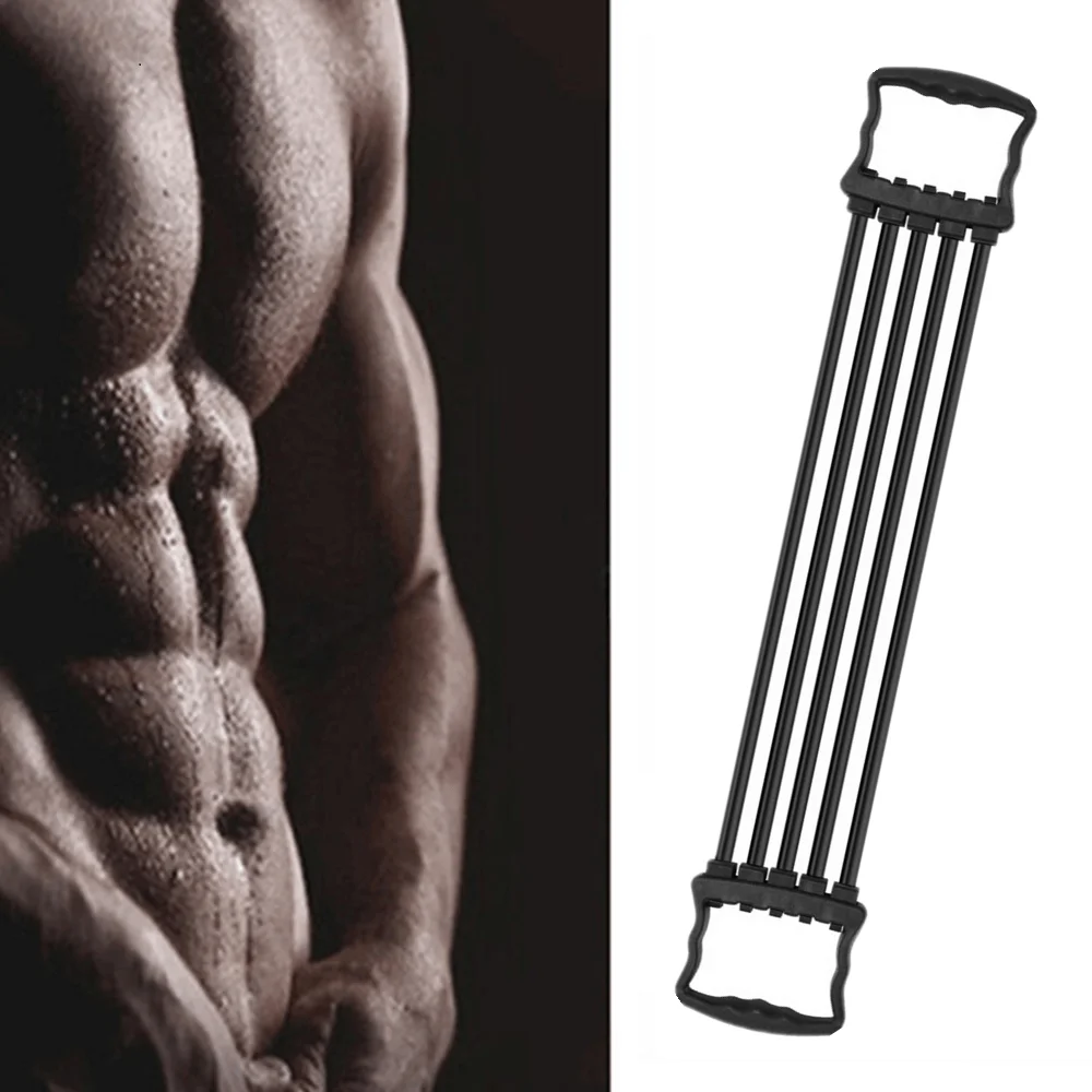 

Profession Resistance Chest Expander Strong Cable Band Puller Exercise Fitness Can Removable 5 Latex Tube Spring Exerciser