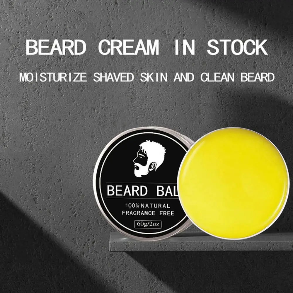 Beeswax Beard Conditioner Natural Moisturizing Beard Cream Not Stimulating Smoothing Organic Moustache Wax Care