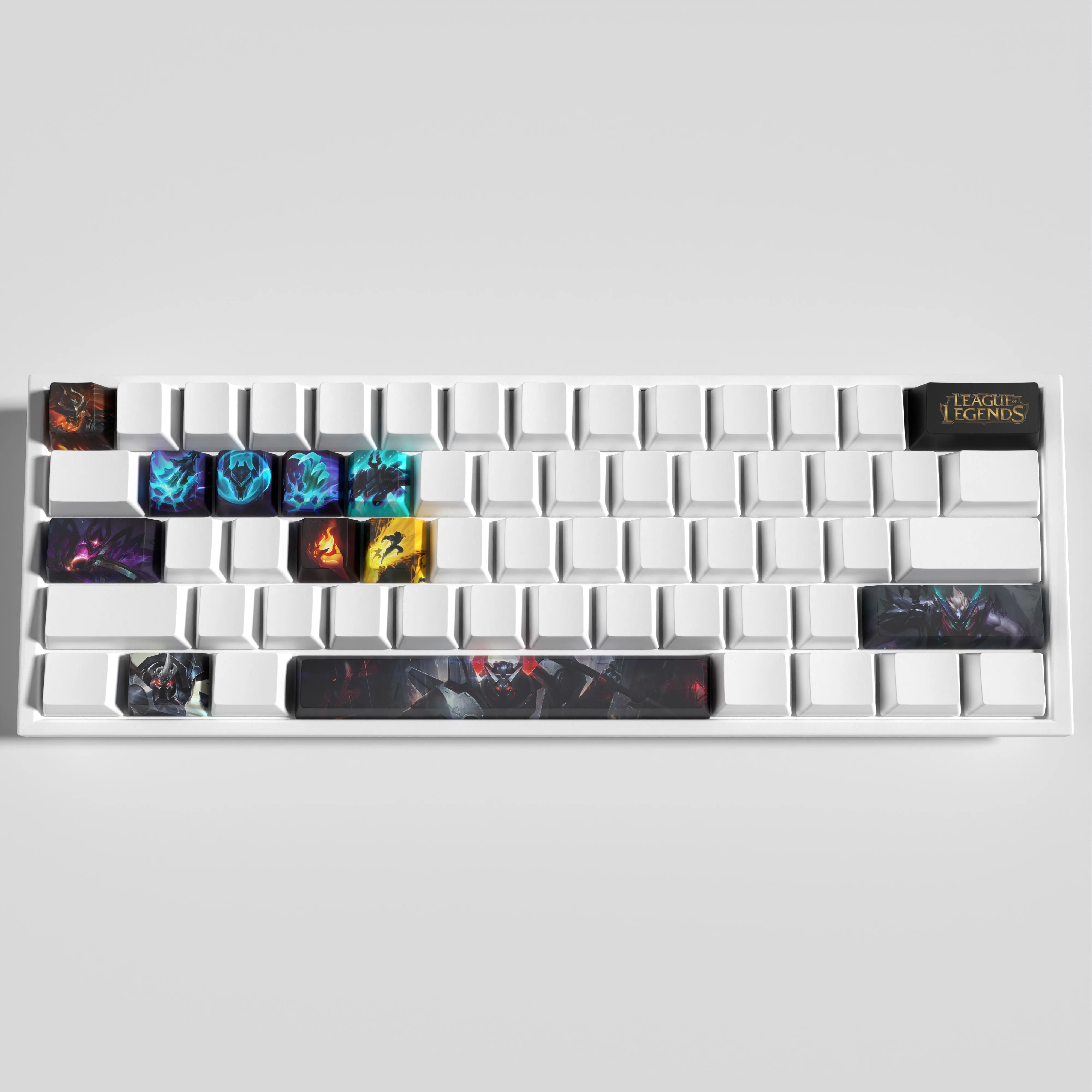 Mordekaiser Keycaps League of Legends Mordekaiser Keycaps Jogo Keycaps Oem Perfil 12 Chaves Pbt Tintura Sub Keycaps - Imagem 4