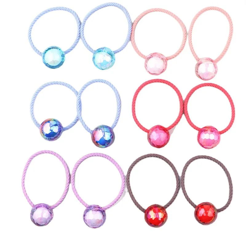 

New Ball Hair Tie Bands Cute Girls Elastic Rubber Band Scrunchie Ponytail Holder Gum For Hair Scrunchy Hair Accessories