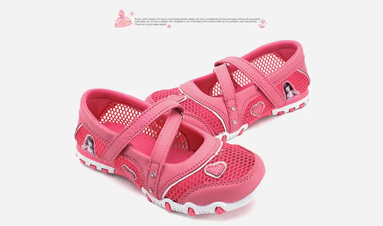 extra wide fit children's shoes 2022 New Summer High Quality Non-slip Children Shoes Girls Fashion Sandals Cartoon Princess Sandals Kids Flat extra wide fit children's shoes