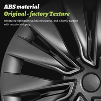4PCS for Model Y 2020-2024 4PCS 19 Inch New Turbine Style Silver Black Hubcap