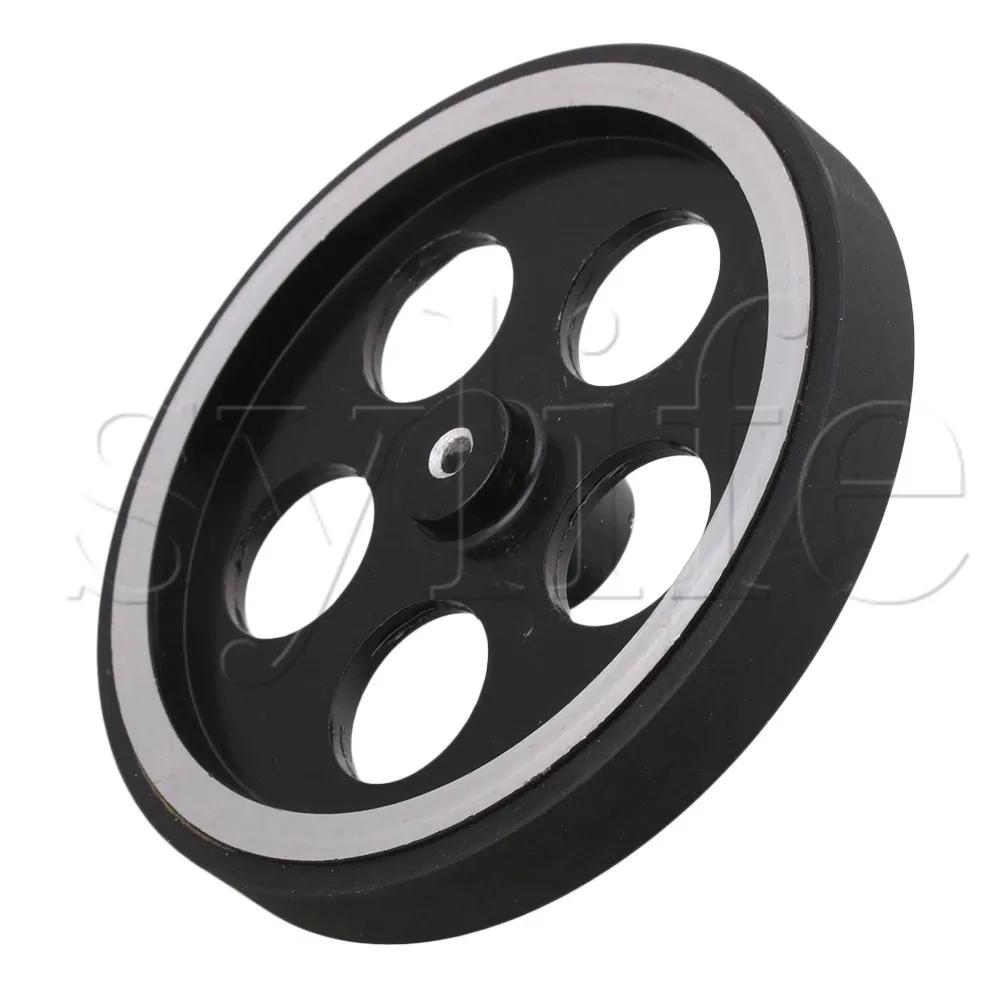 300mmx4mm Aluminum Industrial Encoder Wheel Meter Wheel for Rotary