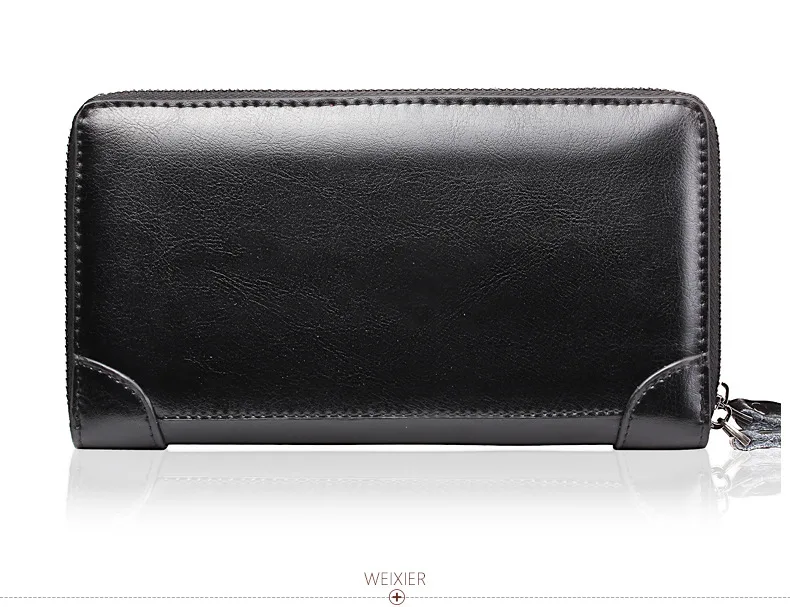 Unisex Long Leather Wallet