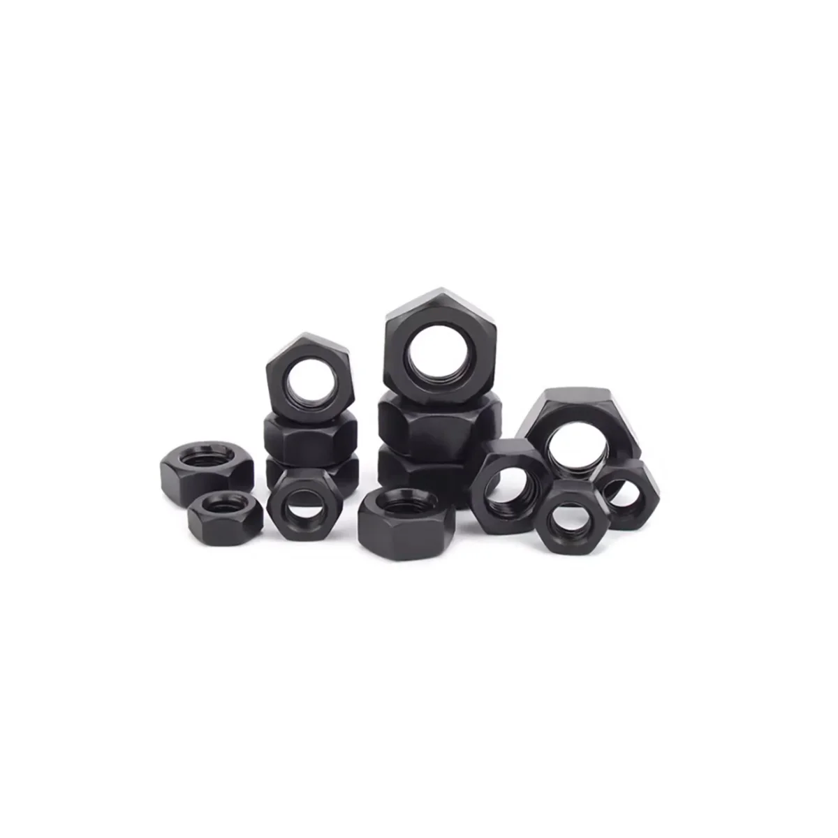 12.9 Grade High-Strength Black Nut / Fine Thread Nut / Screw Cap M8-M27