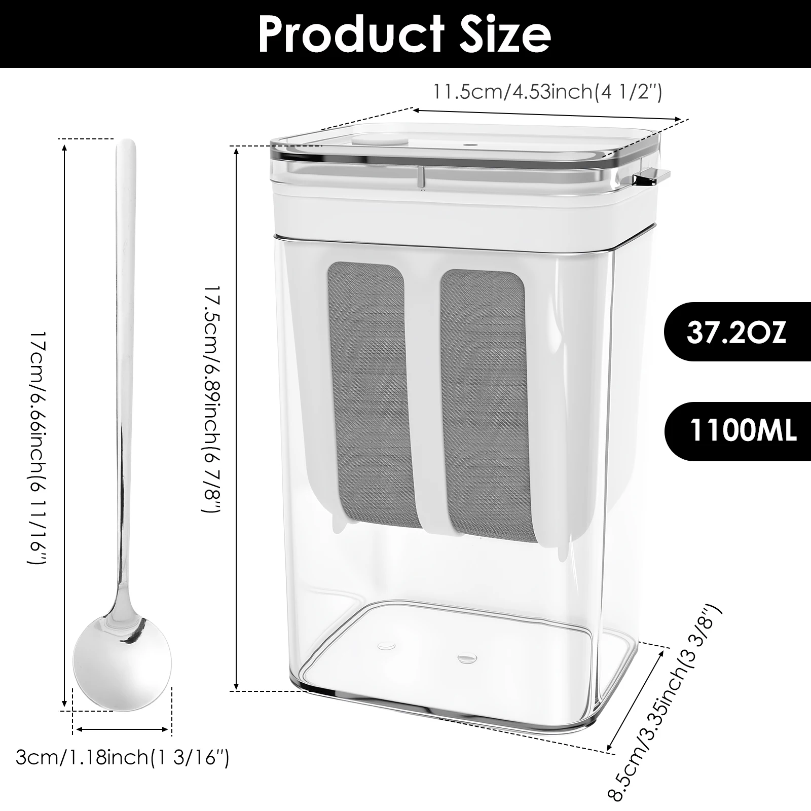 Yogurt Filter Food Strainer 1100ML Yogurt Machine Filter Screen Cold Extraction Whey Separation Tools Cheese Moisture Separator