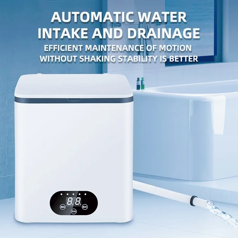 Portable mini Washing Machine, Blue-purple Light Antibacterial, Washing Socks, Underwear, Towels And Small Pieces of Clothing 1