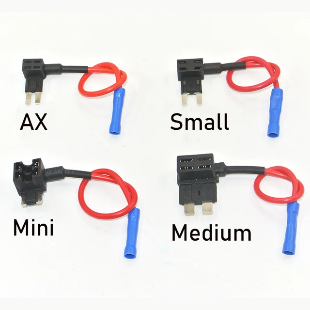 Porte fusible de voiture 5 pièces-ensemble 12V-24V, adaptateur de robinet  avec Micro Mini fusible à lame ATO - Cdiscount Auto