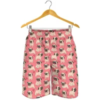 Cute Pets Pug Dog 3d Print Beach Shorts Kids Summer Street Oversized Short Pants Men Surf Board Shorts Cool Swimming Trunks 1