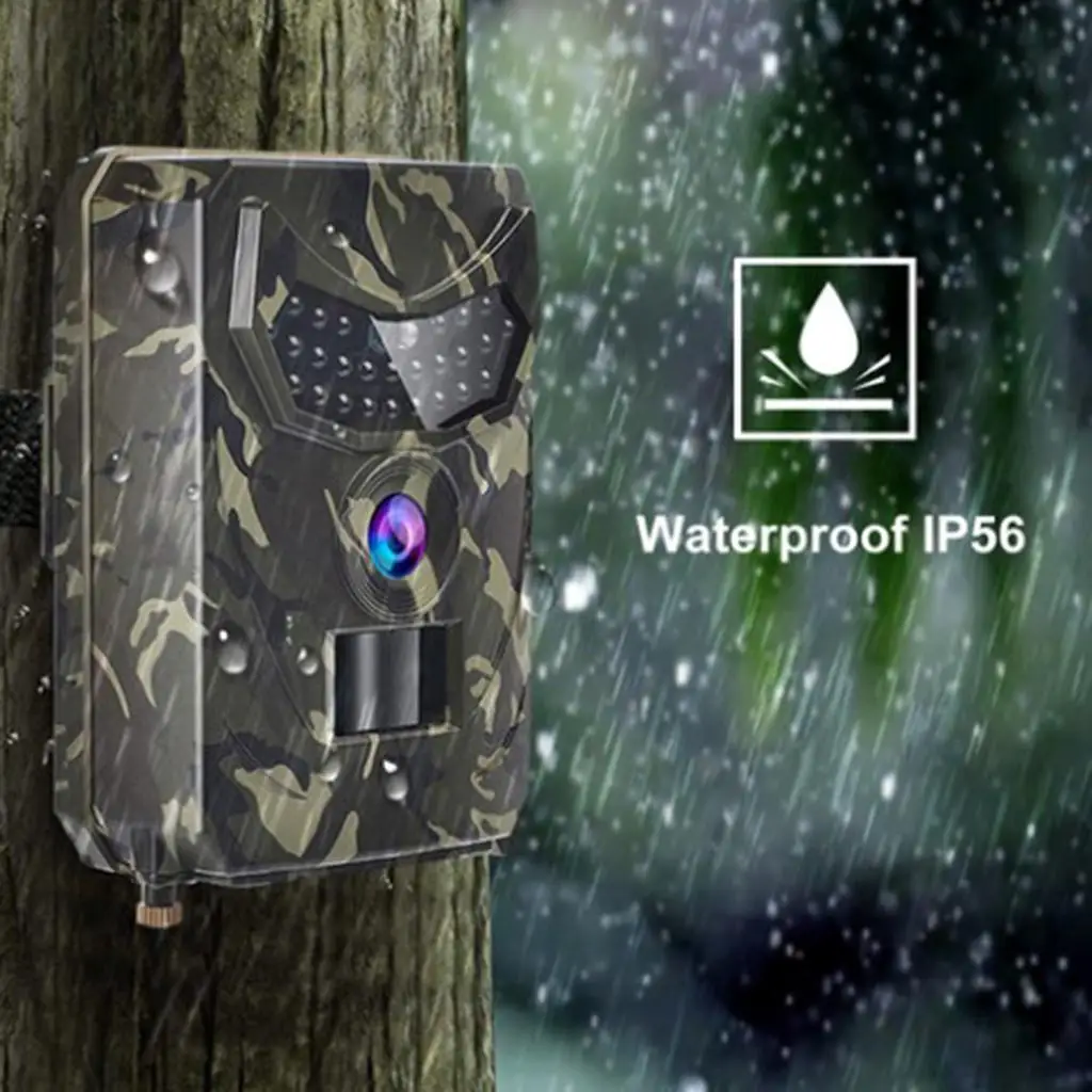 Caméra faune 12MP 1080P infrarouge étanche moniteur chasse trail observation animaux
