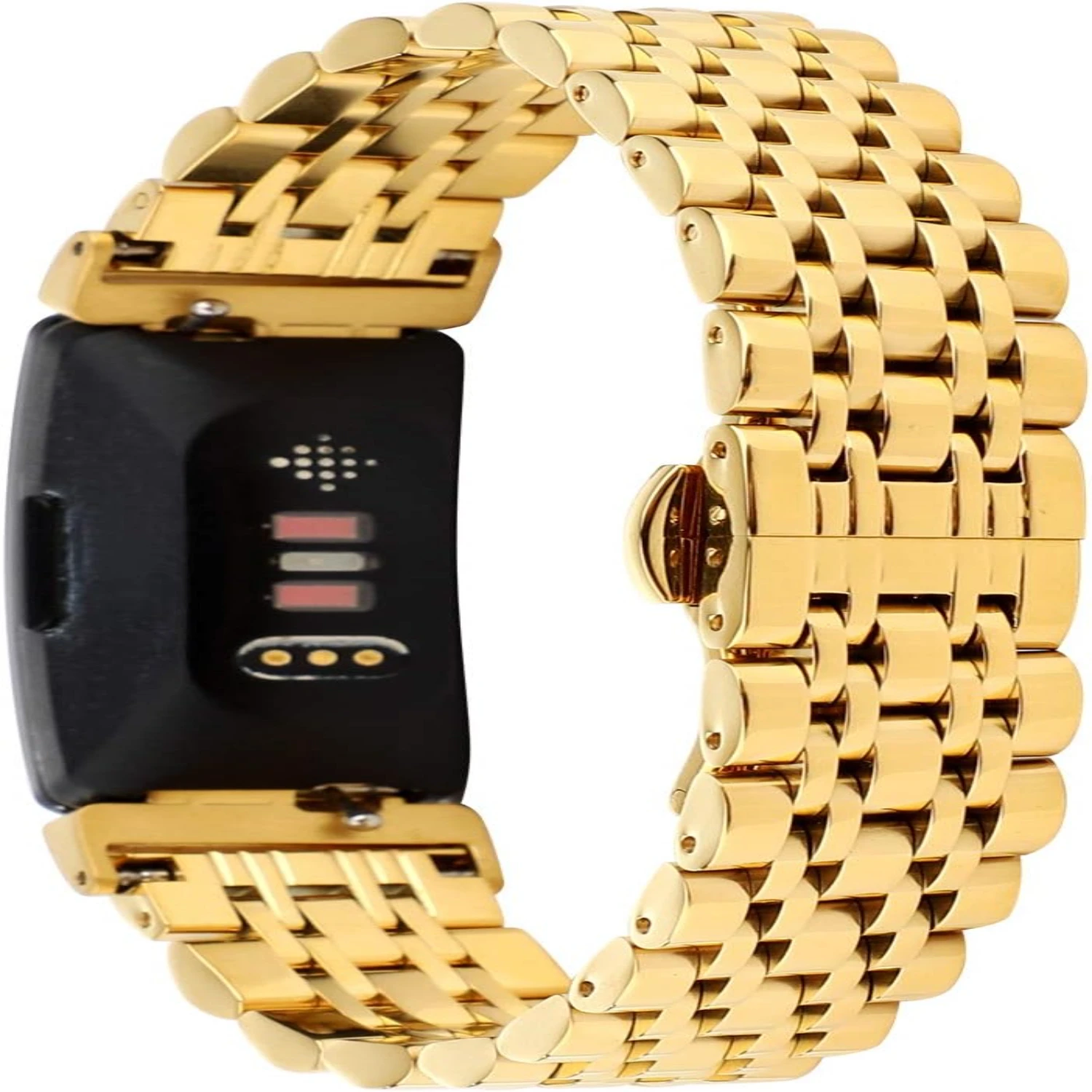 Modern and chic high-quality stainless steel replacement bands for Inspire HR and Inspire-Sleek, stylish metal bracelet wristb