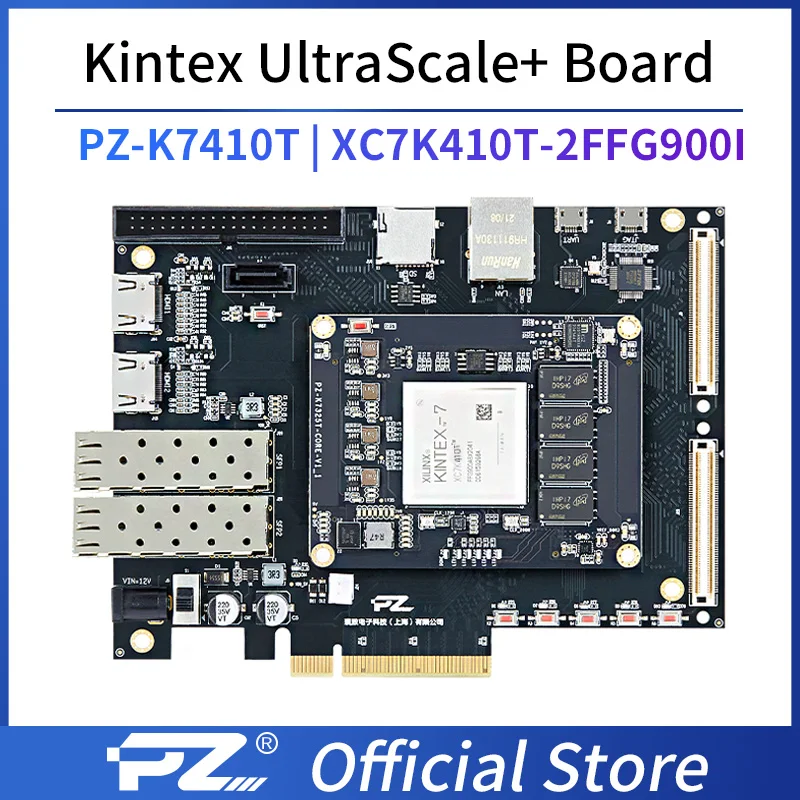 

PuZhi PZ-K7410T-KFB Evaluation Kit Xilinx Kintex-7 410T FPGA Development Board XC7K410 PCIE USB SFP K410T