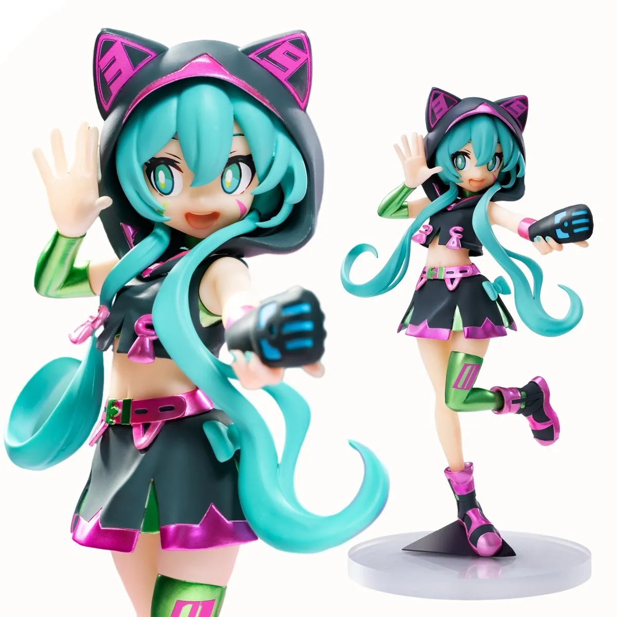 Anime Hatsune Miku Stage Performer Collectible Action Figure - Concert Edition