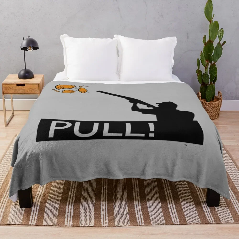 Skeet Clay Shooting Pigeon Trap Bird Hunters Pull! Coperta Da Viaggio Letti Decorativi Abbellimenti Coperte Pesanti