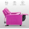 Kids Recliner Chair with Cup Holders for Boys and Girls Room,Armrest Sofa Couch with Cup Holder for Toddlers,Faux Leather 7240 6