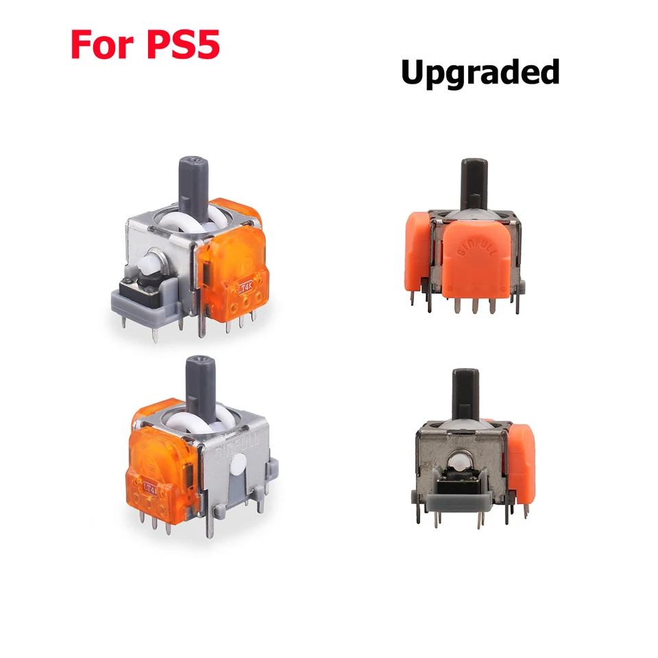 100/50PCS GINFULL TMR Electromagnetic Joystick For PS5 Gamepad