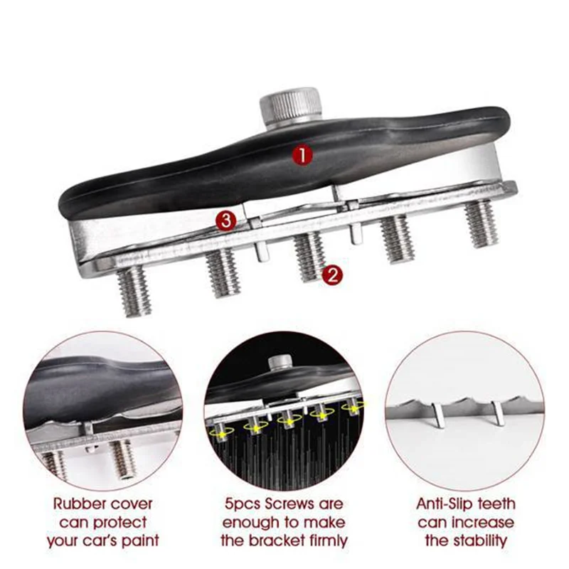 Car LED Bar Holder Mounting Bracket Auto SUV Off-road 4x4 Rotatable Light Mount Engine Cover Work Fog Lamp Hood Edge Clamp 1PCS car light bracket utv light bar mount