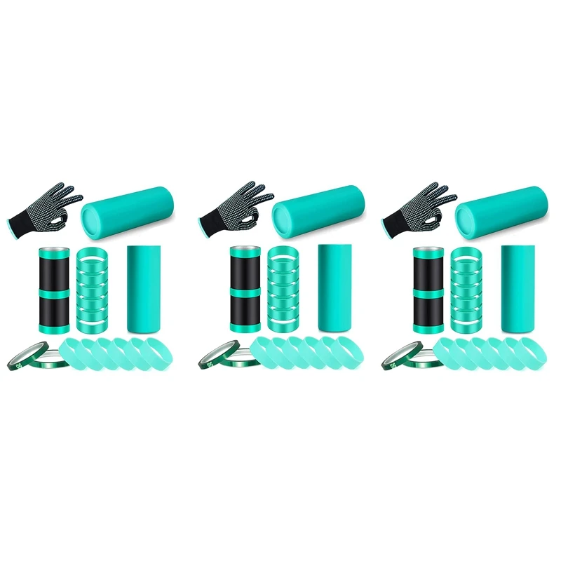 단단한 스트레이트 블랭크용 3X 승화 블랭크 유리 실리콘 스트랩 키트, 20 Oz