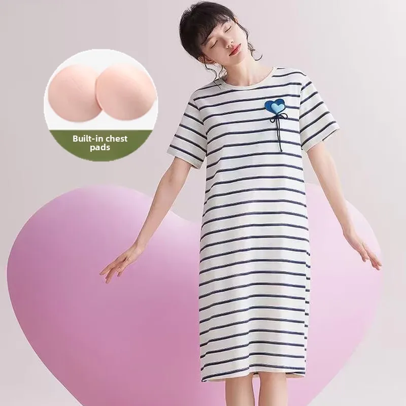 [nightgown with breast pads] 803