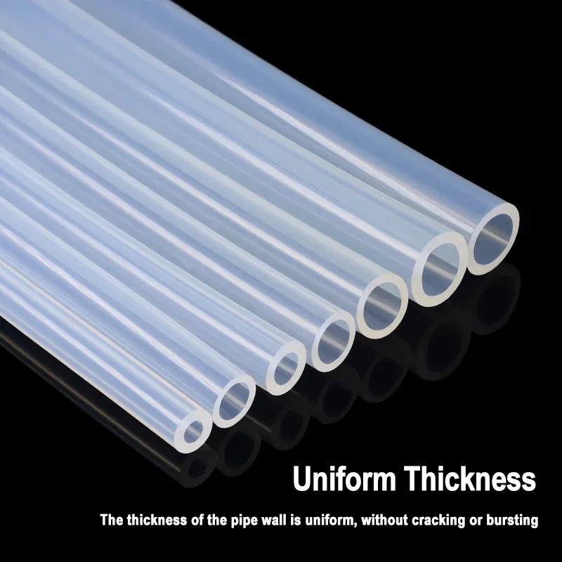 Food Grade Peristaltic Pump Hose Transparent Tasteless High Temperature Resistant Water Dispenser Silicone Tube Household 1~10M