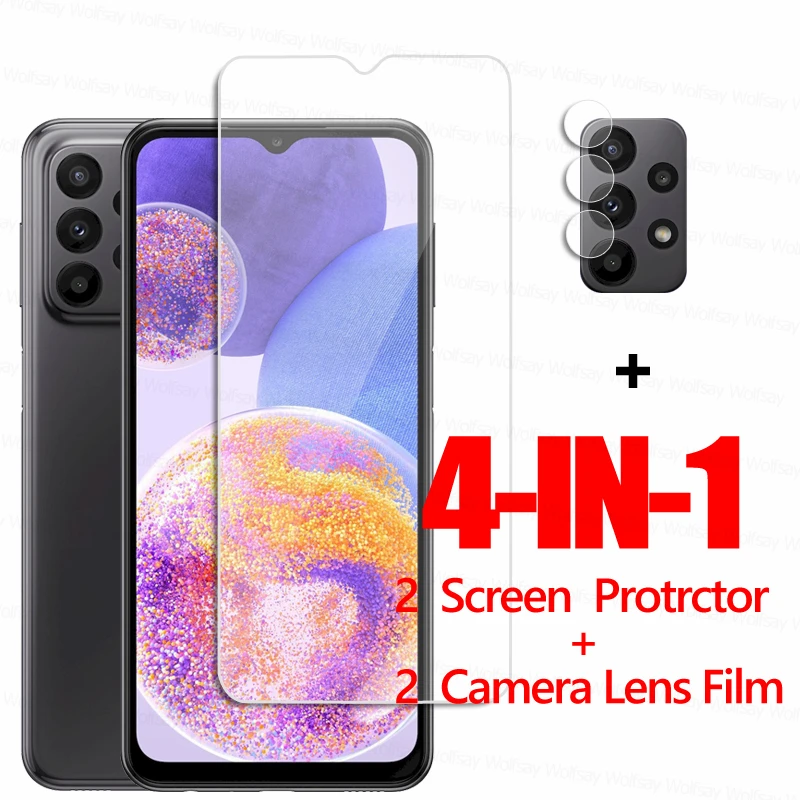 Vetro Per Samsung Galaxy A23 Proteggi Schermo Vetro Per Samsung Galaxy A03S A13 A23 A53 A03 Vetro Temperato Core Per Samsung A23