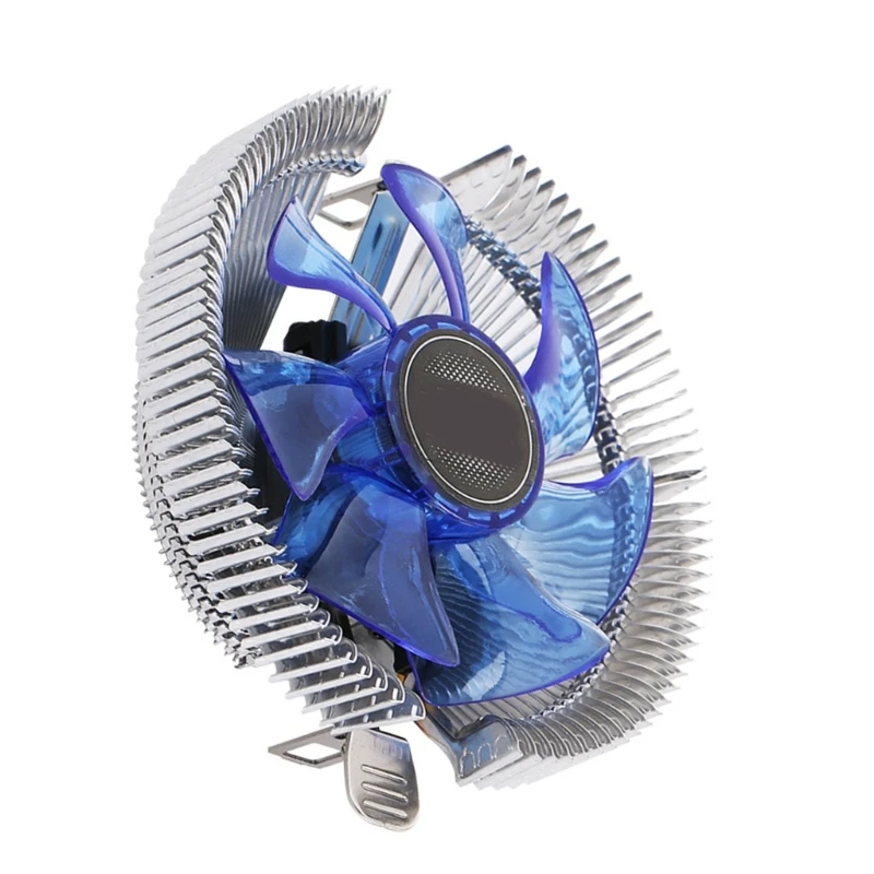 LGA775용 데스크탑 컴퓨터 CPU 쿨러 LED 알루미늄 방열판 냉각 라디에이터