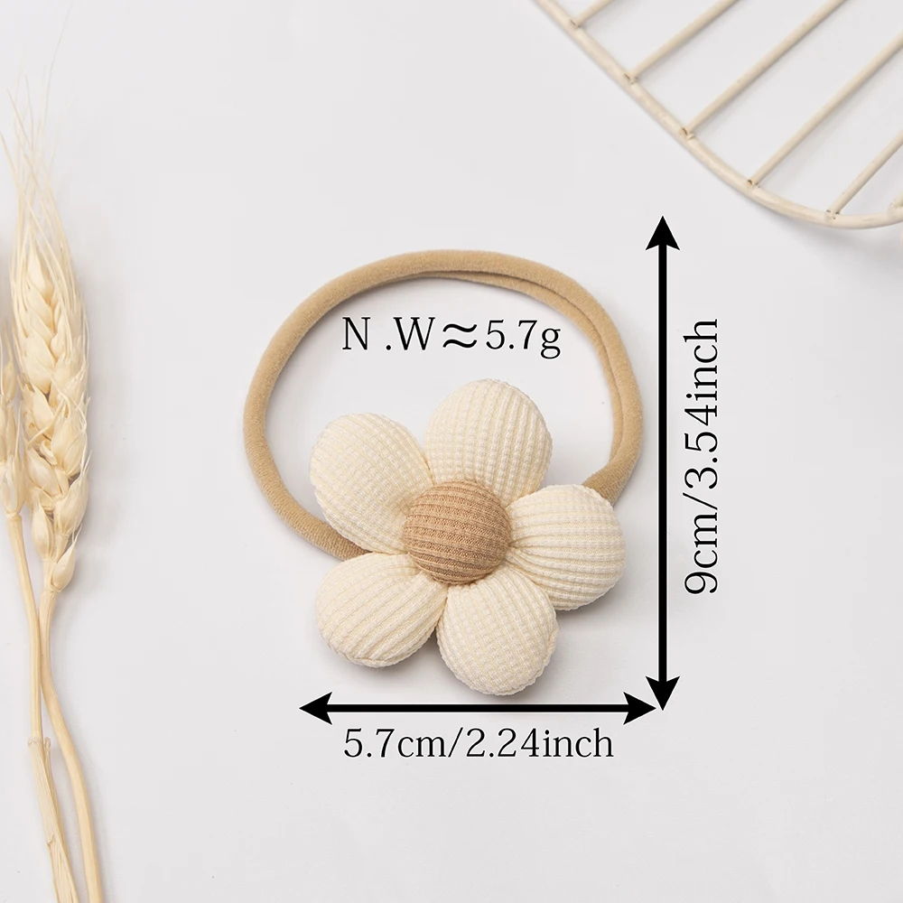 New Cute Flower Nylon Hair Band for Baby Girl Baby Headband for Girls Elastic Kids Turban Children Hair Accessories Headwear 6