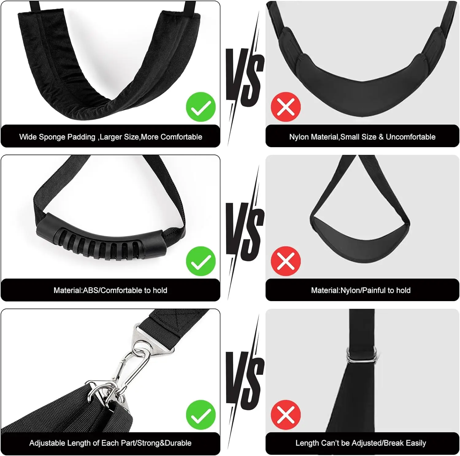 5 in 1 Sex Swing BDSM Bondage Restraints Kit Door Swing and Sex Restraints Wrist and Thigh Ankle Restraint Toys