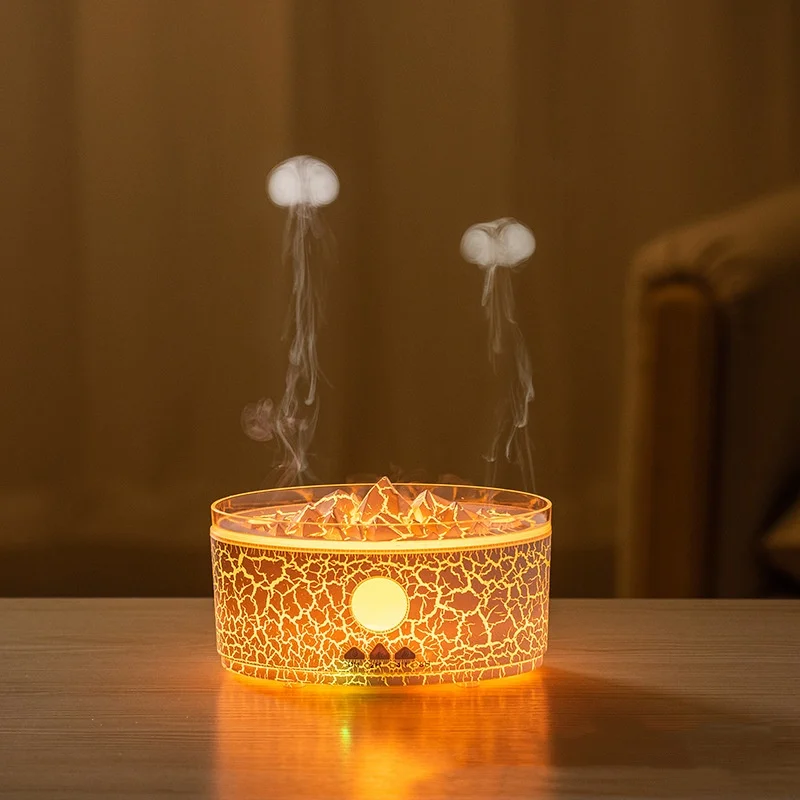 Rain Clouds Aroma Diffuser Zen Raindrops Air Humidifier Essential Oil Diffuser Home Desktop Ultrasonic Sprayer 3 Colors Lamp 6