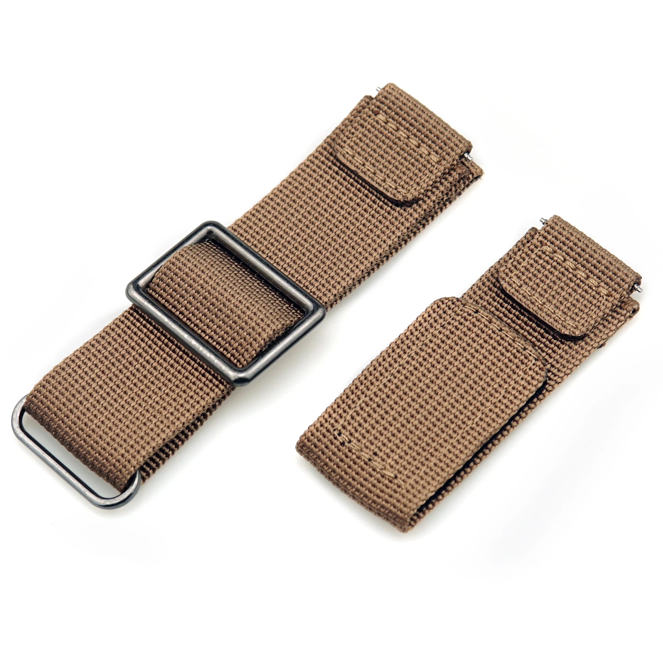 18mm 20mm 22mm 24mm Nylon Watch Strap Sport Watch Bands Casual Hook Loop Adjustable length fit for Smart Watches for any Wrist