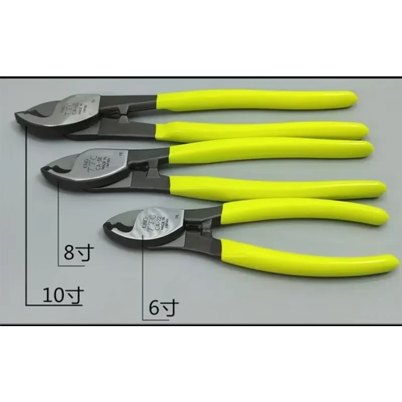 Japan TTC 6 8 10 inch Cable pliers double edge type CA-22 CA