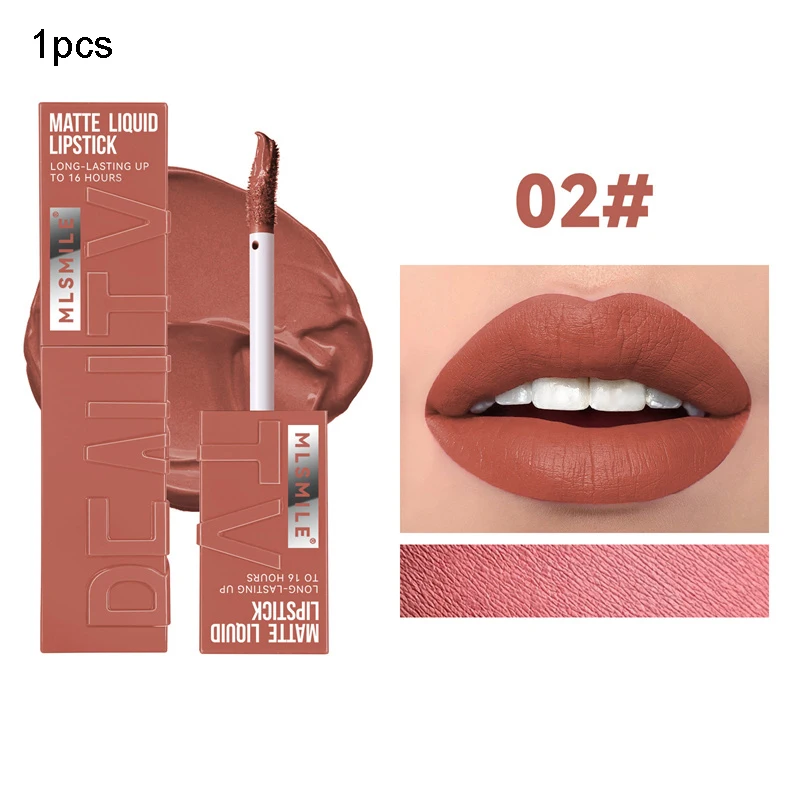 thumbnail image 1 of Non Stick Cup Lip Glaze Non-stick Cup Small And Portable White. Full Color Beauty Makeup Matte Lip Glaze 36g Smooth Texture, 1 of 5