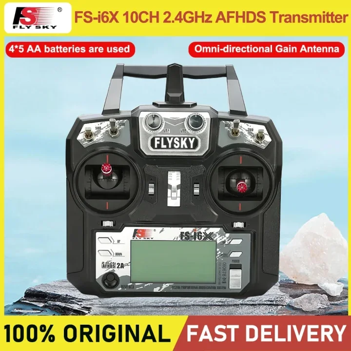 Émetteur RC Flysky FS-i6X 6-10 canaux Mode 2