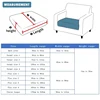 1PC Waterproof Sofa Couch Cover Elastic Seat Cushion Cover L shaped Combination Chaise Sofa Slipcover For Living Room Home Decor 3
