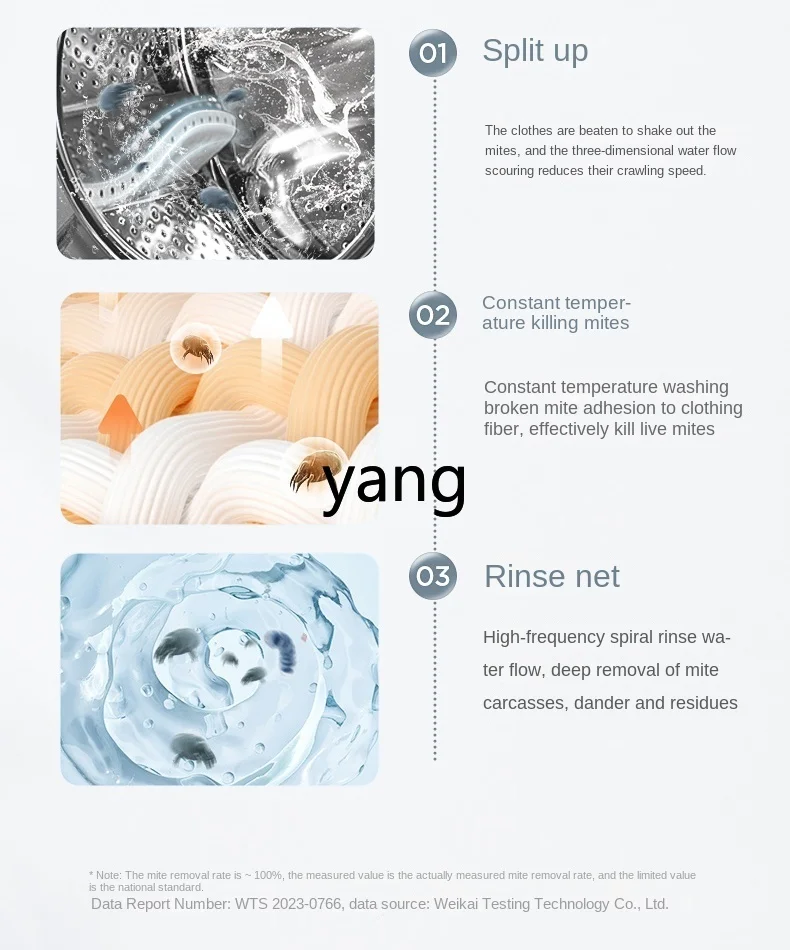 L'm'm Washing Machine 10kg Ultra-Thin Large Capacity Automatic Household Drum Washing Machine 3