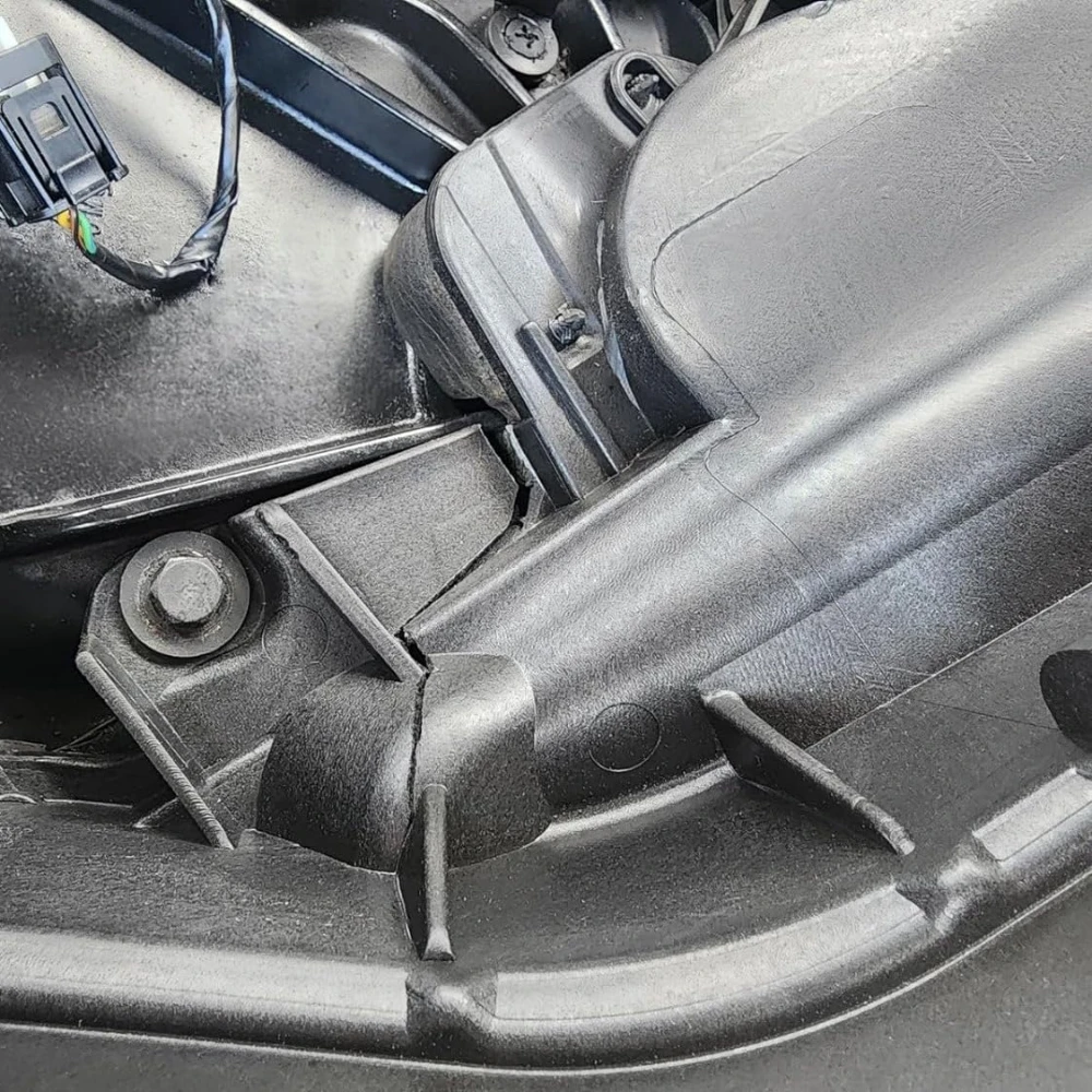 CAER Car Engine Upper Compartment Partition Panel Kit Replace for 51717169421 51717169420 51717169419 BMW X5 X6 E70 E71 E72 engine compartment panel