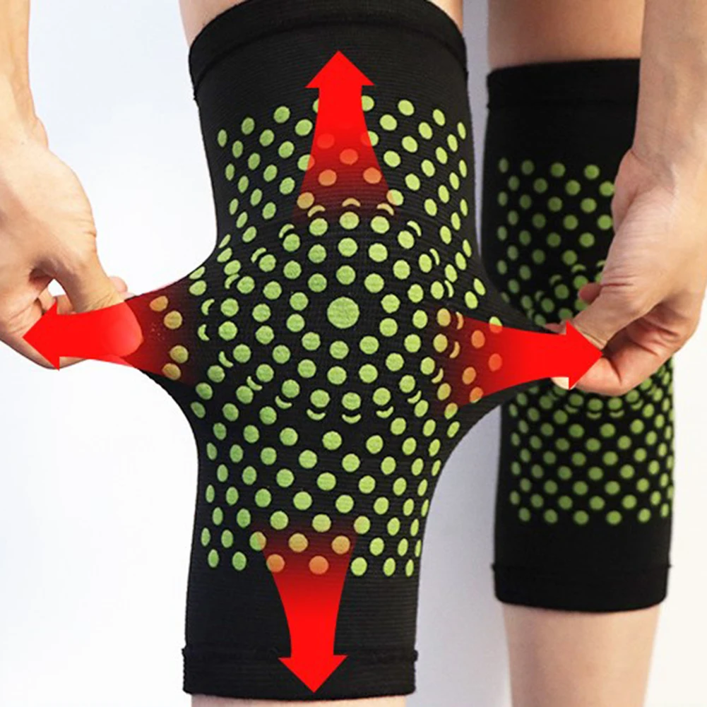 Dot Matrix Tourmaline Self Heating Support Knee Brace 1 Pair Knee Pads Warm for Arthritis Joint Pain Relief And Injury Recovery knee support knee brace