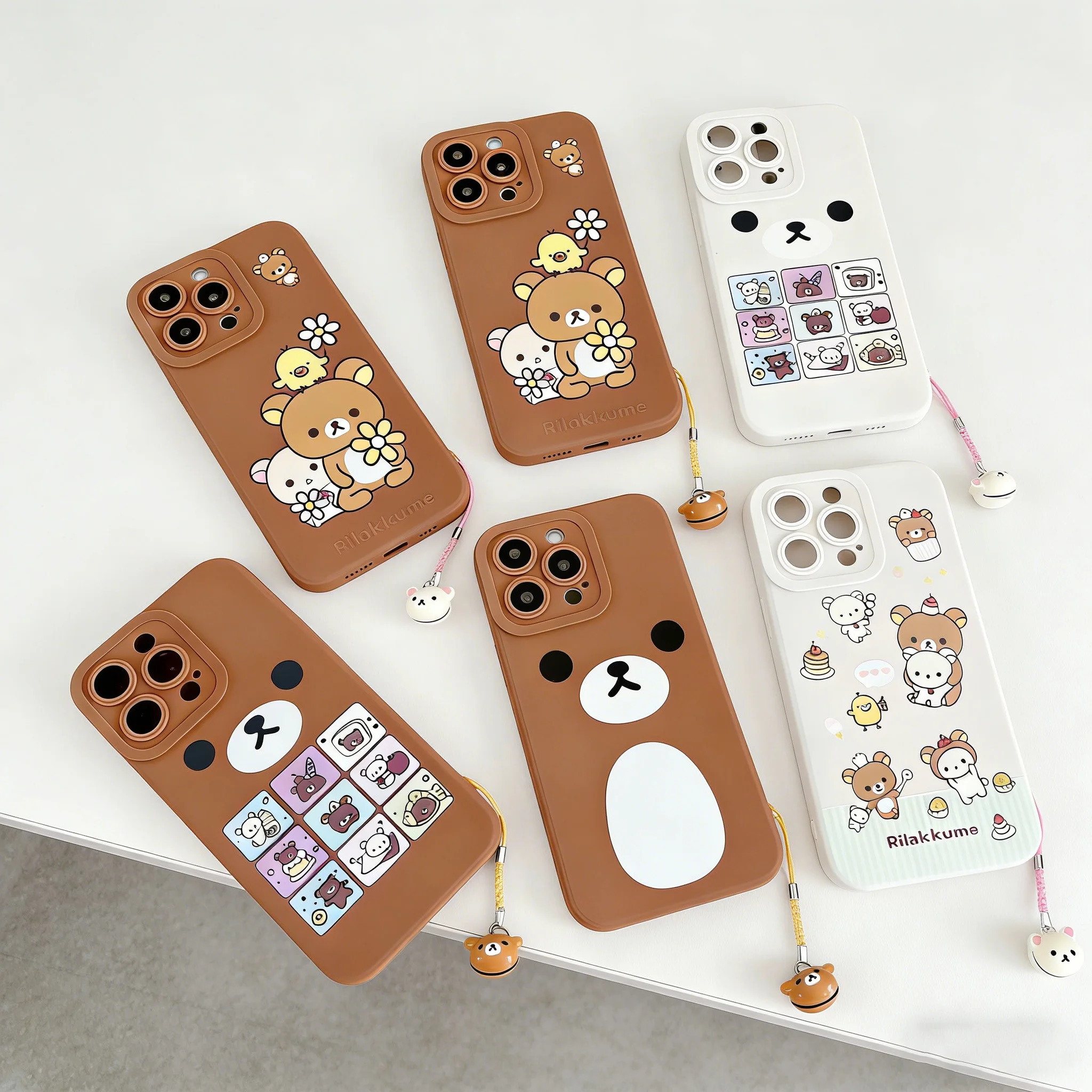Cute Rilakkuma Case with Bell