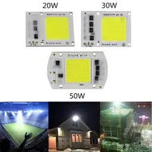 

15W 20W 30W 50W Drive-Free COB LED Chip Lamp Bulb Chips for Spotlight Floodlight Garden Square 220V Integrated LED Light Beads