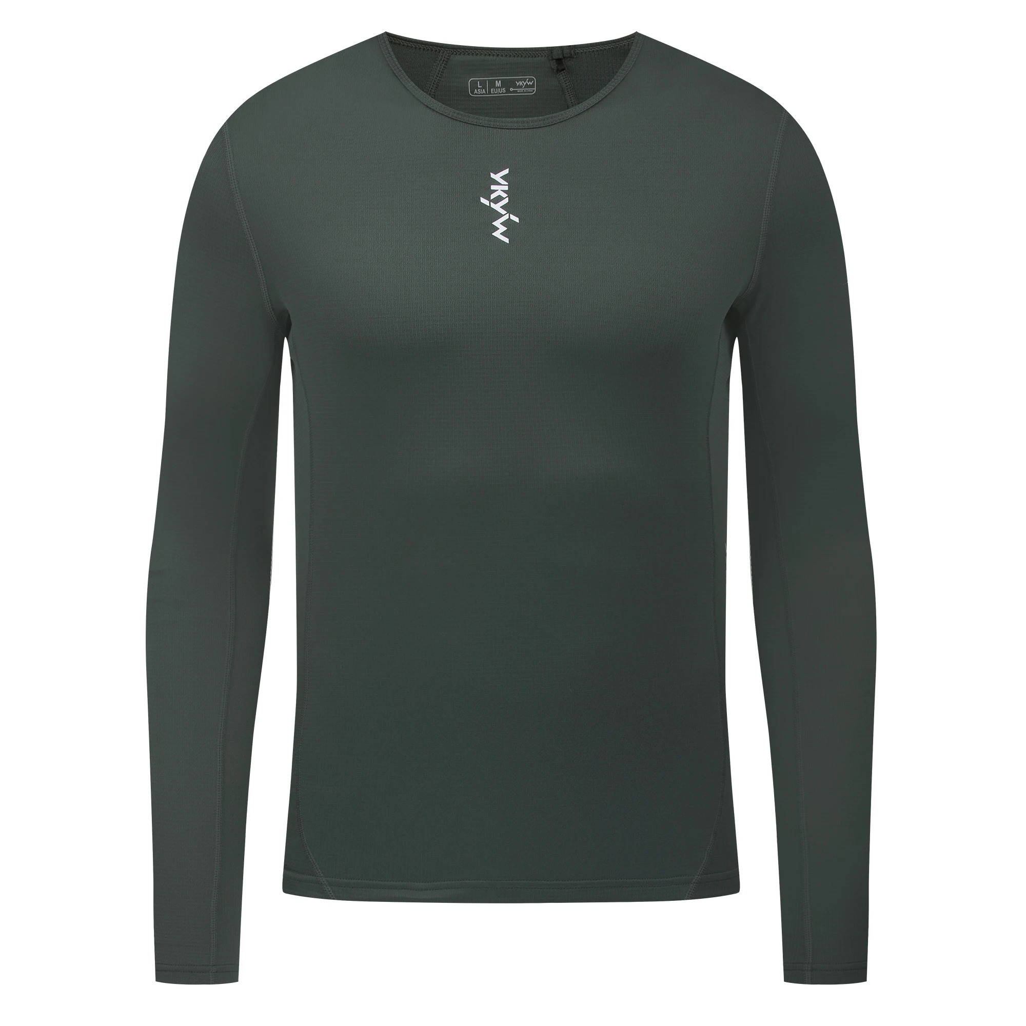 YKYWBIKE Männer Radfahren Basis Schicht Fahrrad Unterhemd Winter Herbst Warme Langarm Rennrad Shirt MTB Thermische Reiten Jersey – Detail 2