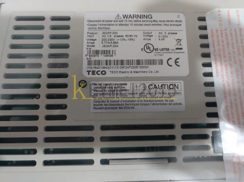 

1PC NEW TECO Servo Driver JSDAP-20A