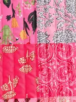 Quilted Lace Up Print Woman Vest Vintage 2024 Autumn Winter Fashion Female ladies retro national style Tops girls Outwear - Image 6