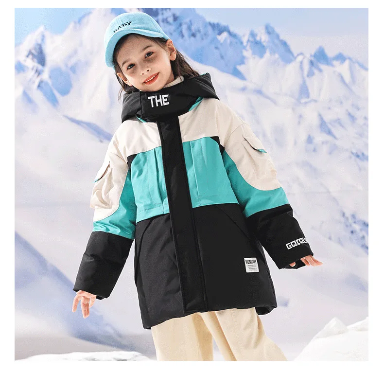OLEKID 2025, russische Winter-Kinder-Daunenjacke für Jungen, wasserdicht, verdickt, warm, für Teenager, Jungen, Skijacke, Mantel, 3–16 Jahre, Kinderparkas – Detail 12