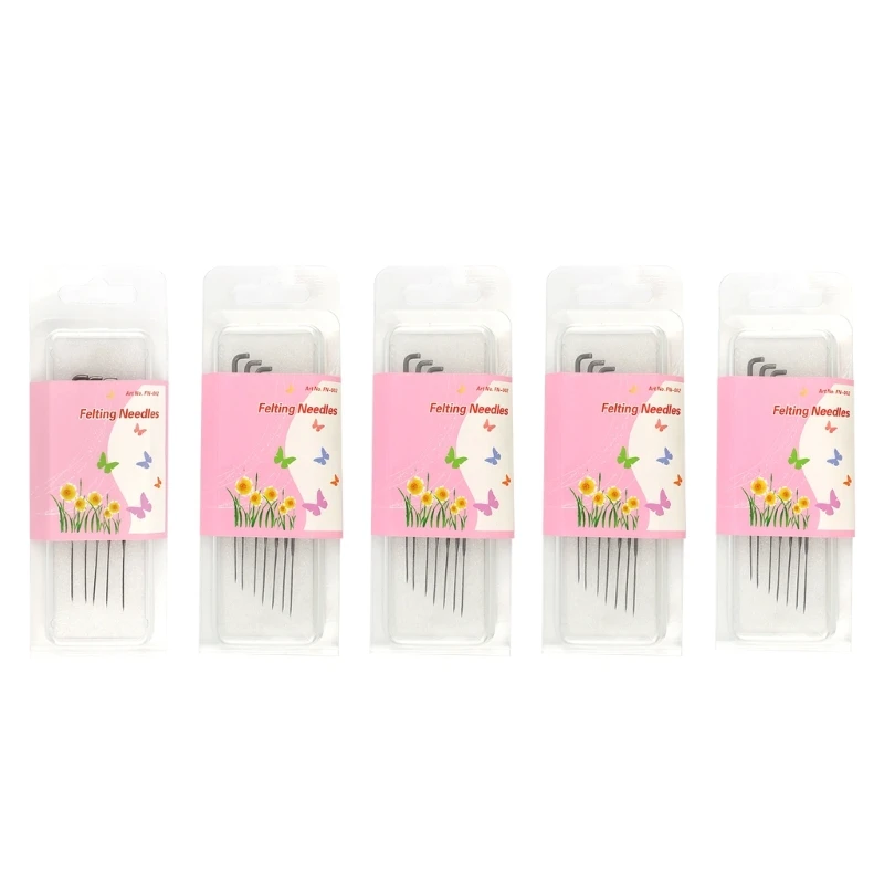 

10/14Pieces Wool Felting Needle Set for Beginner, Basic Tools Kits for Felting Dropship