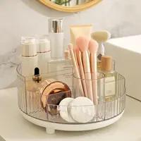 Makeup Brush Holder Organizer 360-Degree Rotating Multi-Functional Pen Holder Multi-Purpose Desktop Stationary Organizer 1