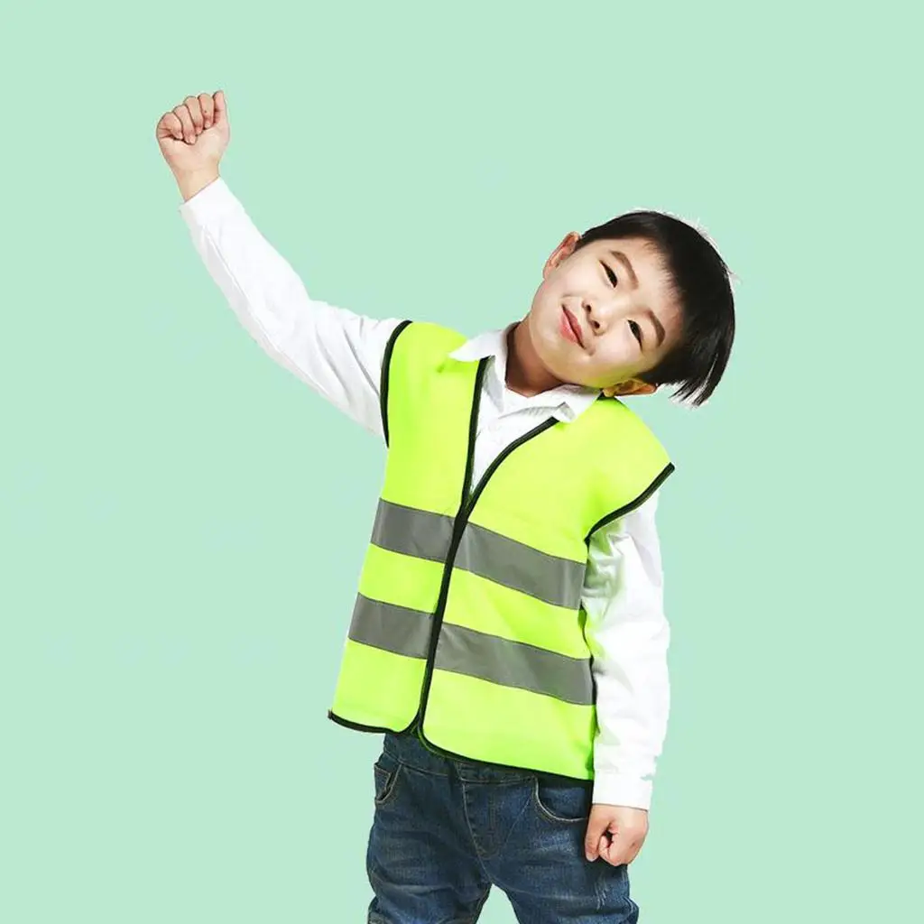 Kids reflective vest school children training breathable vest high visibility reflective strips,reflective safety vest