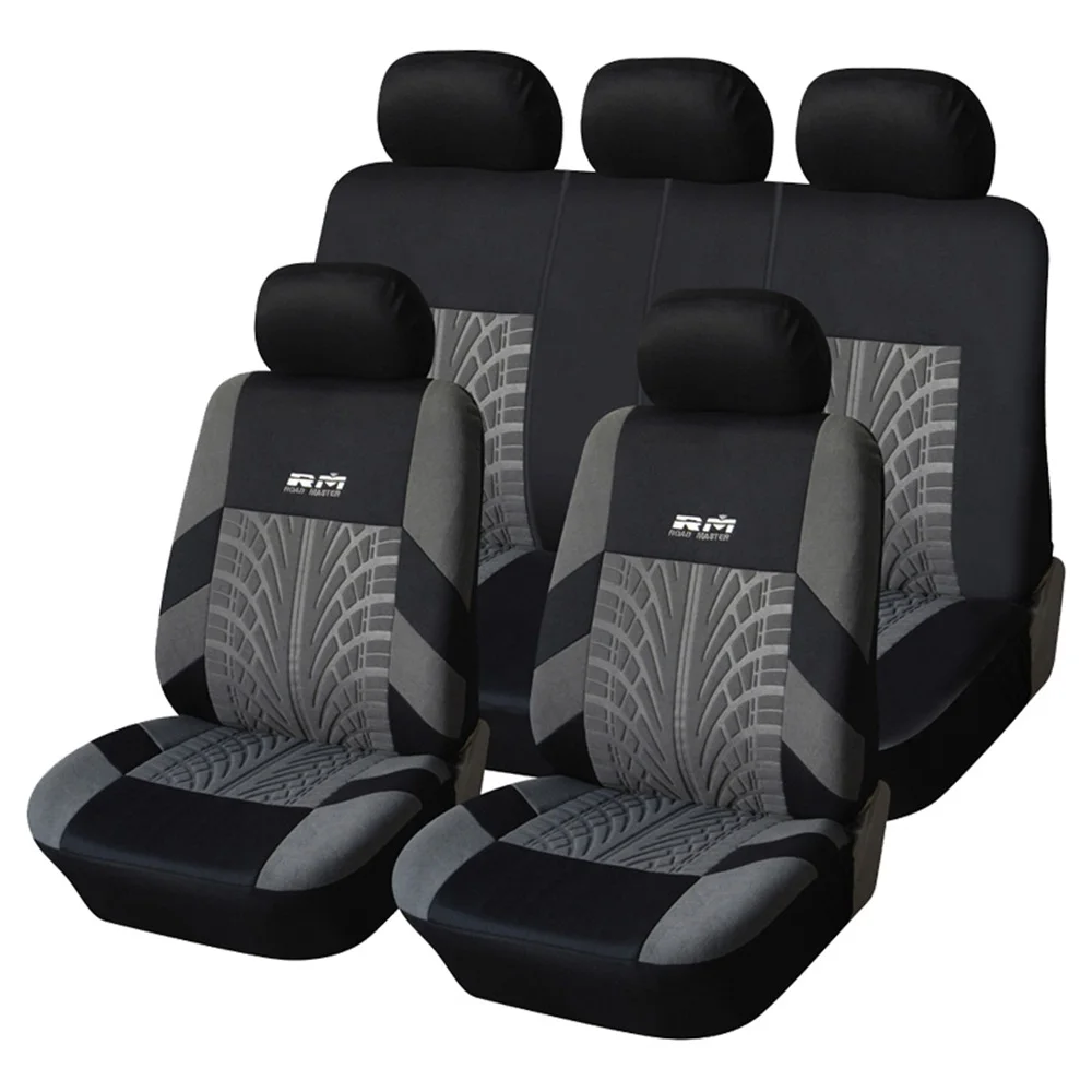 

QX.COM Full Coverage Flax Fiber Auto Seats Covers Linen Breathable Car Seat Cover For Chrysler 300C Grand Voyager Pt Cruiser