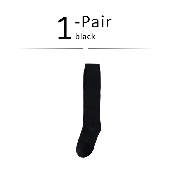 Women's Thigh-High Organic Cotton Socks - Solid Color Fashion Warmers
