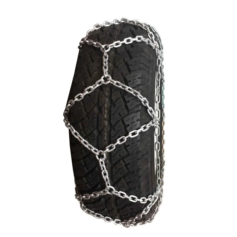 For Car White Zinc Steel Car Truck Tire Snow Chain